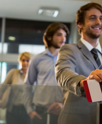 A man talking with Visa Agent Easy Tourist Card